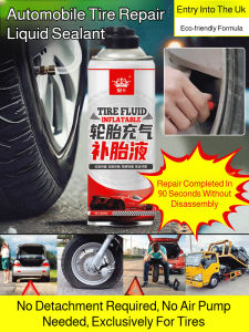 Car Tire Emergency Automatic Inflating Leak Repair Sealant Quick Fix For Road Trip Outdoor Sports Car Owners Adults