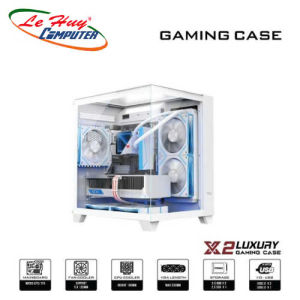 VỎ CASE MÁY TÍNH VSP X2 LUXURY BLACK/WHITE