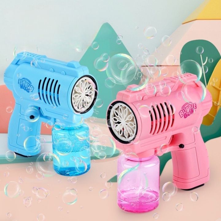 SH HOME Bubble Gun for Kids Automatic Bubble Blower Indoor&Outdoor Play ...