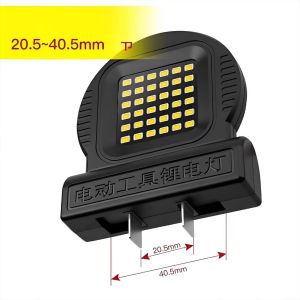 Đèn LED làm việc dùng chung pin máy khoan tiện lợi