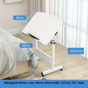 SGP Stocks - HBL Portable Movable Lazy Easy comfort Computer desk can be lift and rotated/tilted bed side table for HBL