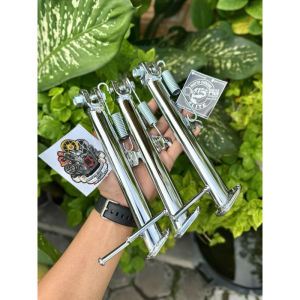 [SUDAH CHROME] ORIGINAL JAGANG STANDAR SAMPING SET PER BAUT CHROME CROME TIGER REVO NEW LAMA LAWAS OLD TIREV TILAM TILAS