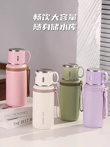 Modern Aesthetic Nonrust Steel Insulated Cup Flasks 18/8 Grade Materials Ergonomic Designs For Daily Use