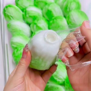 Food-Shaped Crunchy Stress Ball Shapeable Squeeze Ball Squishy Toys ASMR Anxiety Relief Portable Fidget Desk Toys for Adults