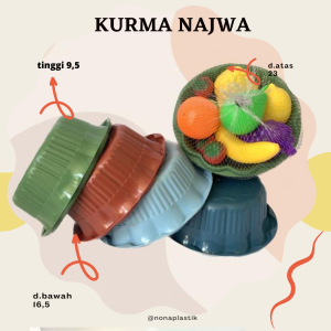 Waskom kurma najwa paket 1 s/d 300 pcs serbaguna berkualitas diameter 23 cm