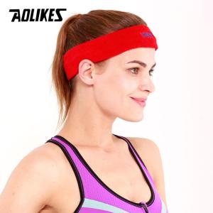 Băng đô thể thao nam nữ AOLIKES A-2108 chất liệu cotton thoáng thí Sport Sweatband