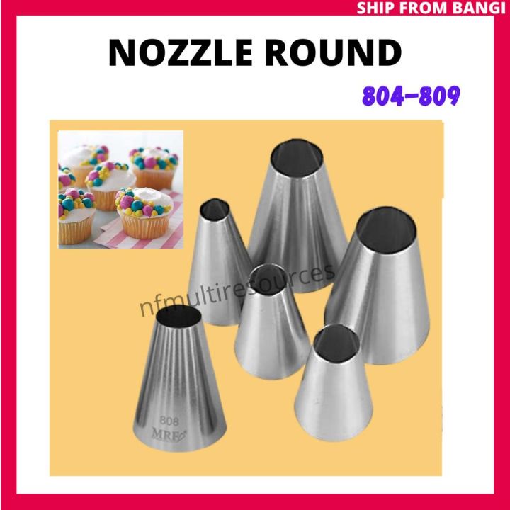 Pc Round Nozzle 801 802 803 804 805 806 807 808 809 for Cream