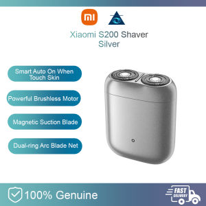 Xiaomi Mijia S200 Electric Shaver Dual-ring Arc Blade Net iPX7 WaterProof Auto Sensor