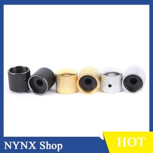 [NYNX] 4pcs Metal Electric Bass Guitar Volume Tone Control Knobs Dome Knobs +Wrench