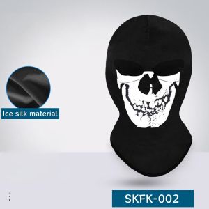 Halloween Decorative Skull Head Cover Motorcycle Outdoor Riding Windproof Head Cover Breathable Sun Protection Head Cover