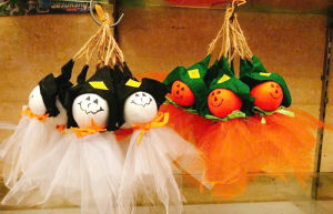 Phụ Kiện Nhện Và Bù Nhìn Vải Trang Trí Halloween Decor Nhà Cửa Tiệc Hóa Trang ! ChunChinToyKingDom