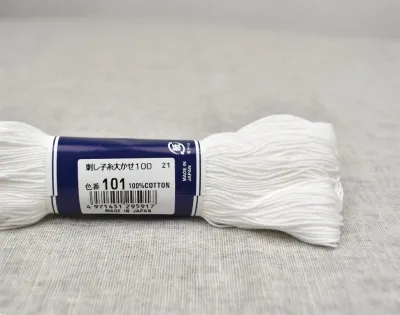 刺子绣 Olympus Japan Sashiko Thread 100 meter Made in Japan Japanese Embroidery Thread Floss