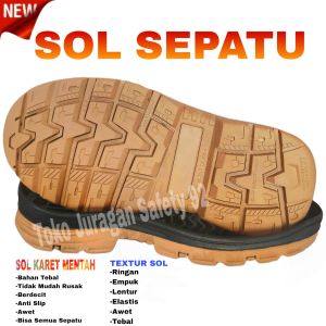 Insole Sepatu Pdl Sole Berkualitas Anri Slip Tahan Oli MInyak Panas Midsole Kartey Mentah Segala Macam Sepatu Safety