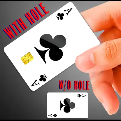 PLAYING CARDS (ACE-KING-J0KER)- ATM/CREDIT/DEBIT/BEEP SKIN CARD STICKER LAMINATED