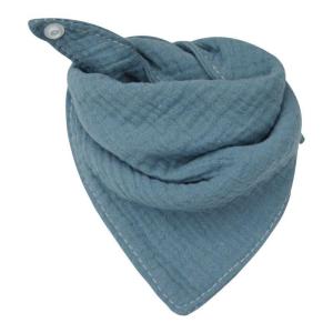 Snap yếm tam giác khăn quàng cổ Bandana khăn trẻ em cho trẻ sơ sinh trẻ mới biết đi BIB mềm bông Muslin thoáng khí lưới nước bọt towe