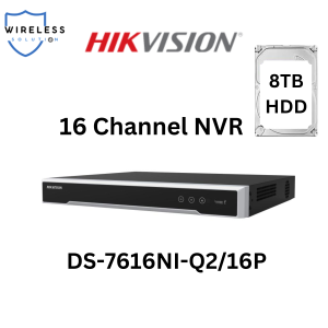 SG LOCAL Hikvision DS-7616NI-Q2/16P 16 Channel 1U 16 PoE 4K NVR