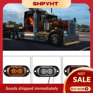 SHPYHT 12V 24V xe tải LED Side Marker ánh sáng xe trailer Dot E8 đánh dấu phản xạ van giải phóng mặt bằng đèn cho xe tải RV xe buýt thuyền