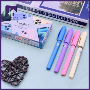 YOUMEI G-8025 12pcs/1Box Gel Pen Sign Pen 0.5mm Ballpen School Gel Pen Student Exam Carbon School/Office Supplies