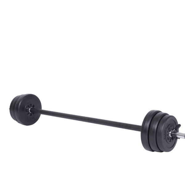 14kg Plastic Bumper Plate Sport Pump Barbell Set Training Fitness ...