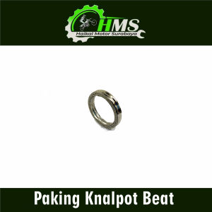 PAKING KNALPOT BEAT KARBU  Gasket Kenalpot / Paking / Packing / Asbes Knalpot Honda Beat Lama  Diameter Dalam  23 mm Diameter Luar  30 mm Tebal  5 mm