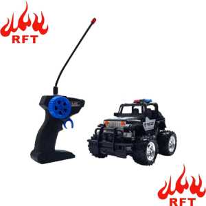 HENGJIAN MAINAN ANAK RC MOBIL BIGFOOT SUV REMOTE TEMBAK SKALA 1:24 JEEP POLICE CAR SERIES SUARA SIRENE 689-656