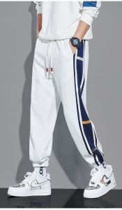 #019#L-5XLแฟชั่น2023กางเกงแฟชั่นขายาวผู้ชายสไตล์เกาหลีกางเกงขายาวผู้ชายทรงสวยใส่แล้ดูหล่อเท่เนื้อผ้าระบายอากาศได้ดีใส่ได้ทุกโอกาส