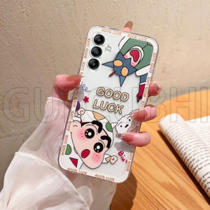เคสโทรศัพท์ Galaxy A16 A06 S24 ultra S24+ A15 A25 A35 A55 S23 fe A05s A05 A54 A34 A14 A13 5G A32 4G ใหม่ยอดนิยมการ์ตูน Shinchan โปร่งใส TPUกันกระแทกนิ่มเคส Samsung A16 5G น่ารักเคสโทรศัพท์ฝาครอบ