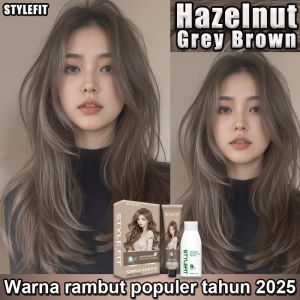 Ready stock🇲🇾Easy to use[Free Peroxide+full set tool] STYLEFIT HairDye200ml  Pewarna Rambut Hair Colouring Hair Color Cream   Bleaching cream  Bleach Cream