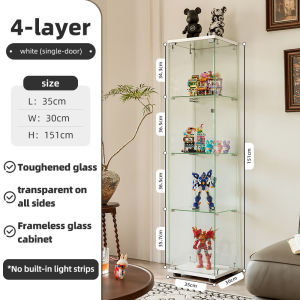 Corner cabinet glass display cabinet blind box popmart display case living room cabinet storage cabinet wine cabinet