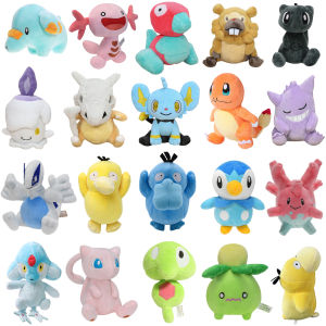 Đồ chơi sang trọng Pokemon dễ thương Porygon Shinx Litwick Cubone Wooper Phanpy Lugia Búp bê nhồi bông mềm bỏ túi Trò chơi quái vật Quà tặng cho bạn bè2026