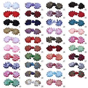 Chinese Cheongsam for Frog Buttons Knot Exquisite Hand-woven Flower Knot for Frog Button Closure Fastener Sewing Accesso