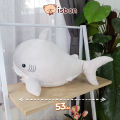 ISTANA BONEKA Hiu Sharky Penghangat Tangan Mainan Bantal Anak Kado Ulang Tahun Cowok Cewek Ocean Non Alergi Halus Lembut. 