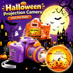 Halloween Camera Projector Toy/Childrens Festive Gift/3 Slides Projector/Atmosphere Creator/Kids Holiday Present