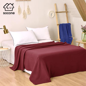 【 Hot Selling 】Socone Fleece Blanket Kumot Plain 150cmX200cm Hotel quality soft and comfortable