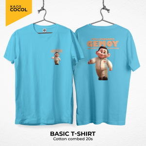 Cocol Store - Kaos Viral Prabowo Gemoy Sablon Depan Belakang