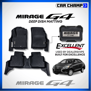 Mitsubishi Mirage G4 Sedan 2012 to 2026 5D EXCELLENT Deep Dish Matting Thailand Quality