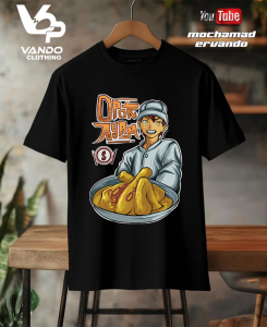 Vando Baju Lebaran Opor Ayam Hari Raya Idul Fitri Lengan Pendek Cotton Combed 30s Keren kekinian