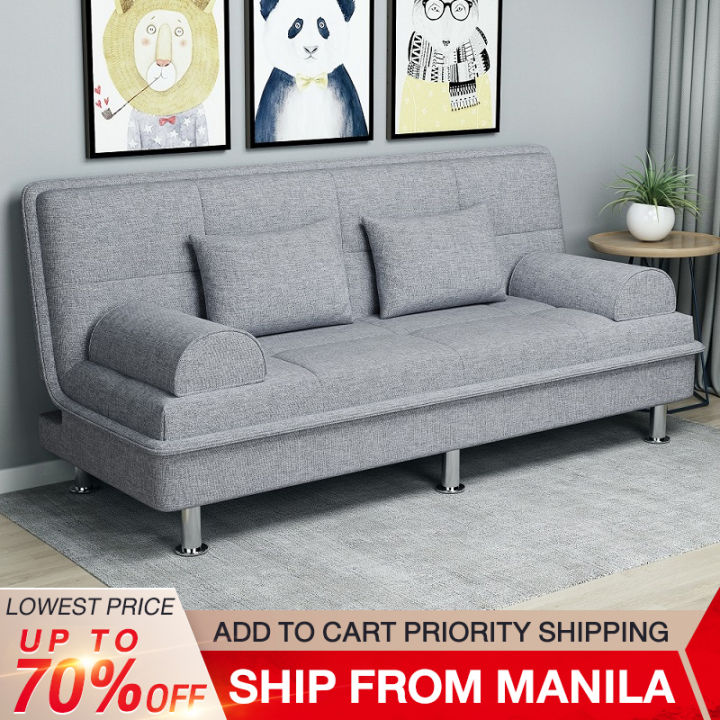 BAIERDI Multifunctional folding sofa bed dualpurpose fabric sofa