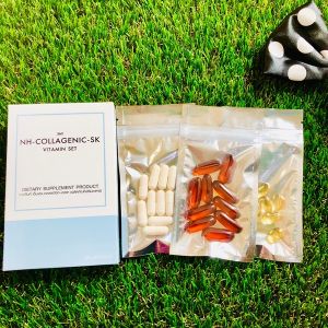 มัดรวมวิตามินผิวราคาพิเศษ คอลลาเจน วิตามินซี ไนอะซินาไมด์ สารต้านอนุมูลอิสระ อาหารผิว หน้าเงา สิว ฝ้า