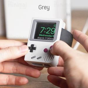 แท่น ชาร์จ สำหรับ AW iWatch Series 3 4 5 6 7 8 se for AW Watch base stand retro Gameboy Computer Desktop