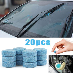 10/20pcs Solid Cleaner Car Windscreen Wiper Effervescent Tablets Glass Toilet Cleaning Car Accessories