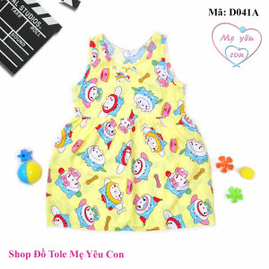 Đầm tole Size 4 (12-13kg) Tole/lanh 2 da loại 1. Được chọn mẫu.