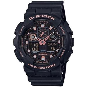 CASIO ORIGINAL - CASIO G-Shock GA - GA-100-1A1 - MEN - Hitam - Strap Resin - Jam dunia JD17 # Jam Tangan Pria Cowok Anti Air G SHOCK GSHOCK GSHOK SOK DIGITAL Analog + CASIO GA 100 1A GA-100 100 GA100 GA-100-1A $ WR2 STR BS7 HT7 D1471