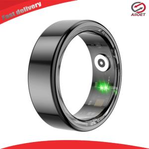 Smart Ring with Blood Oxygen Monitoring IP68 Waterproof for Android and iOS Fitness Enthusiasts