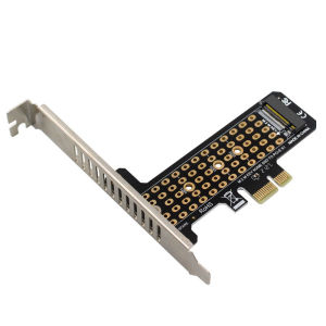 Kebidumei M.2 NVME To PCIe4.0 X1 Expansion Card 32Gbps Support PCIe X1 X4 X8 X16 Interface with Heat Sink for SSD 2230/2242/2260/2280