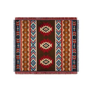 GAOSU Cozy Woven Boho Soft Bohemian Warm Sofa Mat Rug Throw Blanket Carpet