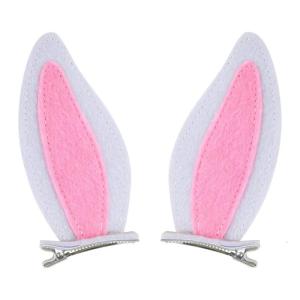2 Pieces Cute Rabbit Hair Clip For Girls Women Felts Hairpin Comfortable Wear Mother Daughter Matching Hair Accessories