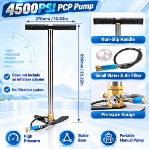 Scuba Diving Cylinder 1L Portable Scuba Tank With High Pressure Hand Pump Diving Mask For Snorkeling Underwater Rescue