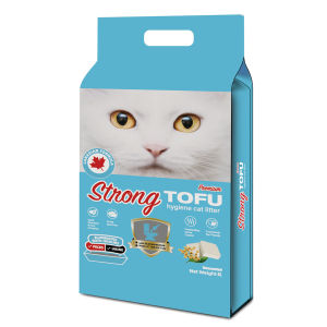 Strong Flushable Tofu Hygiene Cat Litter 2mm in Lavender / Lemon / Strawberry / Unscented 6L