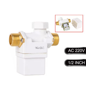 220V AC 1/2" Electric Solenoid Valve Normally Closed NC Water Air Solenoid Valve for Pipeline Control